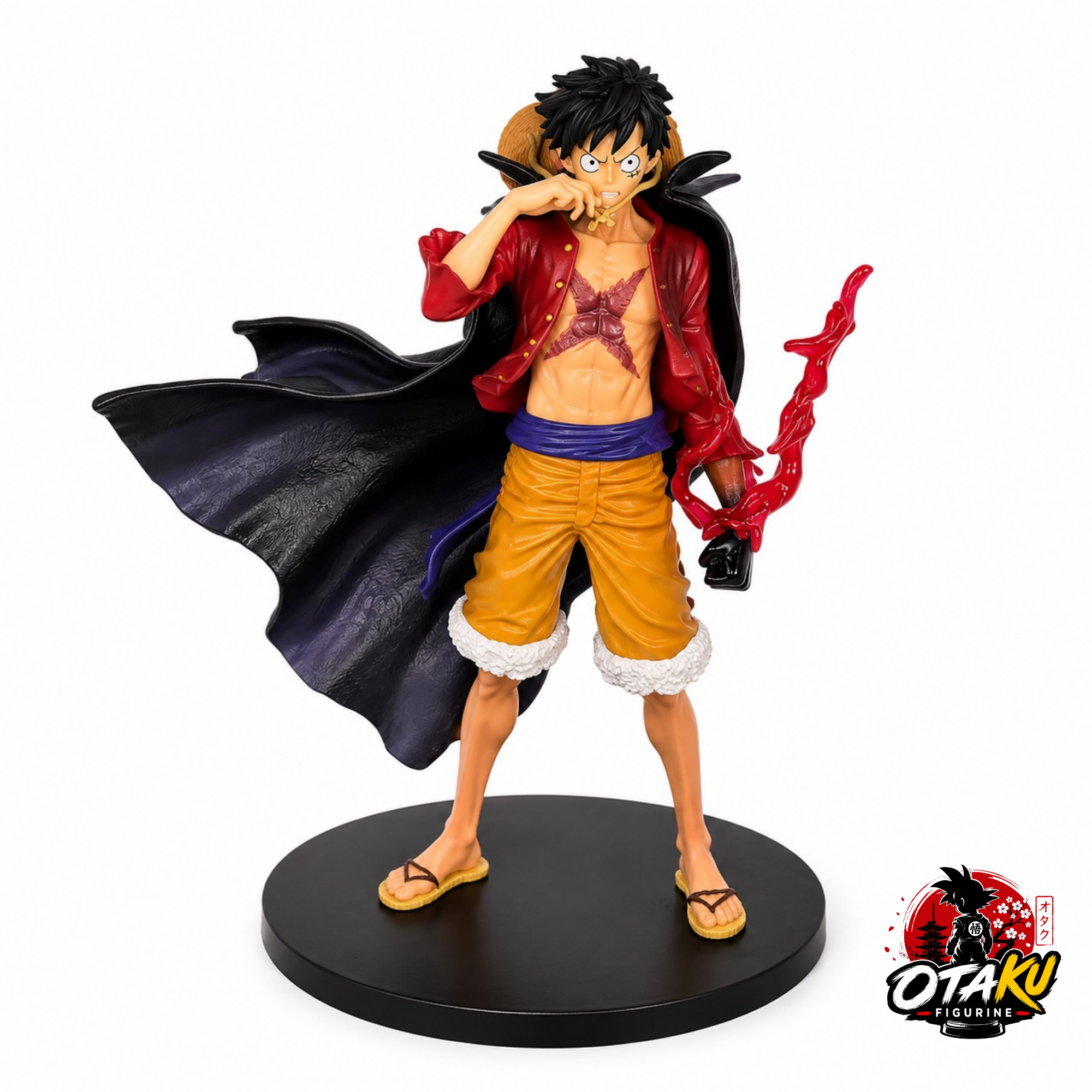 Figurine One Piece Luffy - 17 cm Cape de l'Empereur & Haki