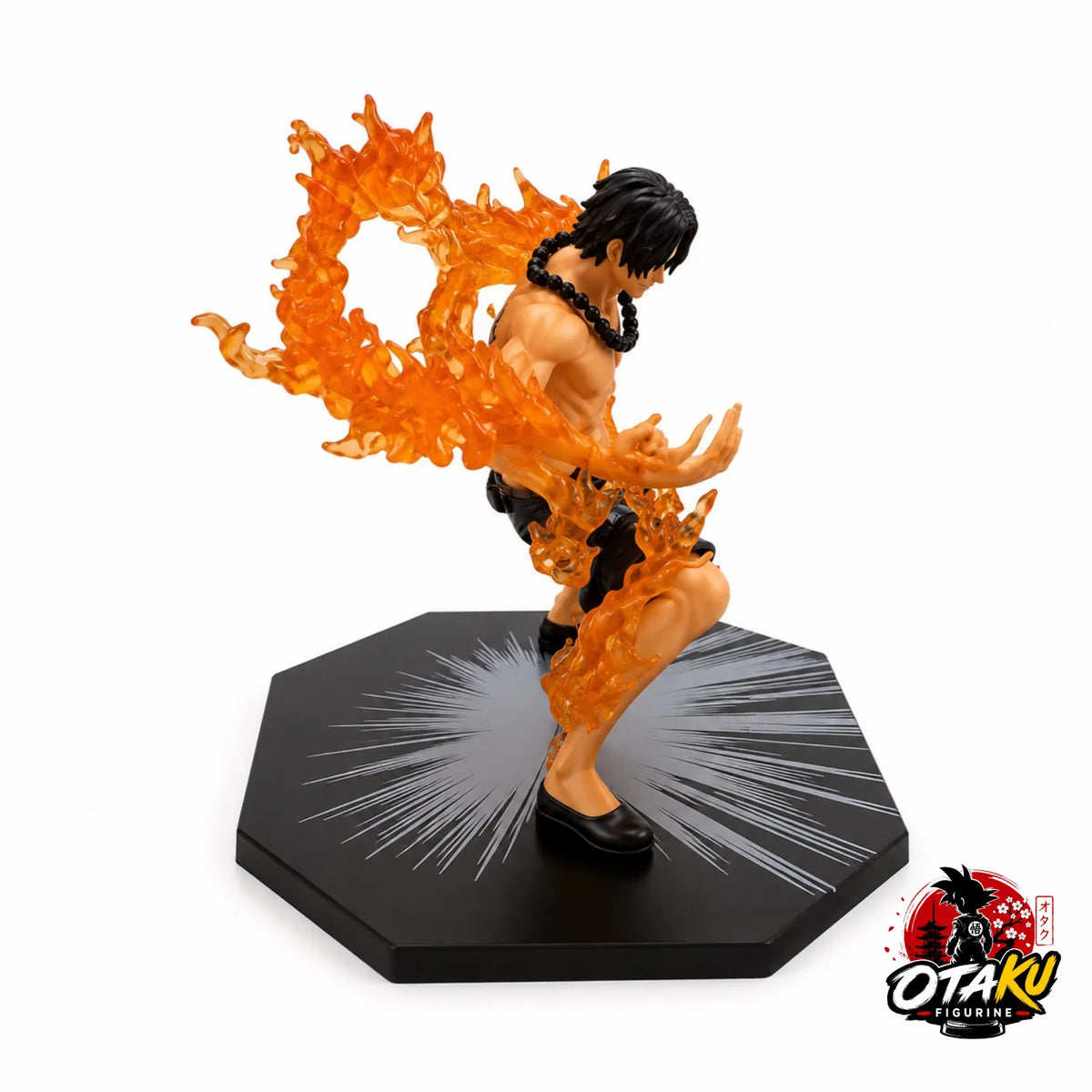 Figurine One Piece™Ace Revêtement de Flammes