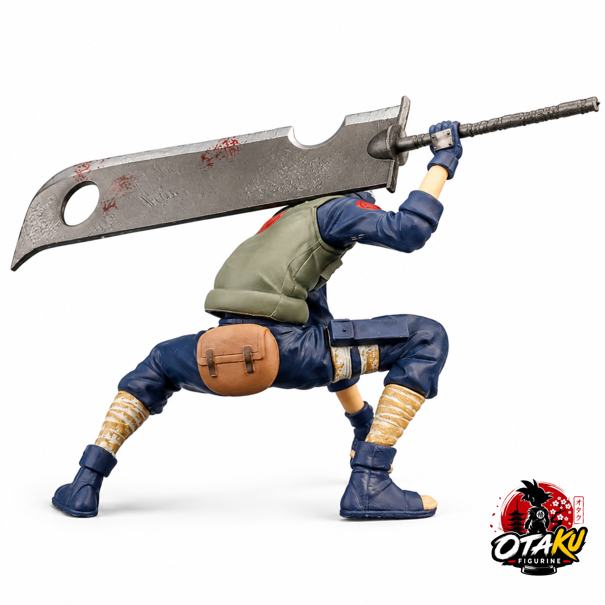 Figurine Naruto Shippuden – Kakashi Hatake Épée Kubikiribōchō Collector 12x25 cm