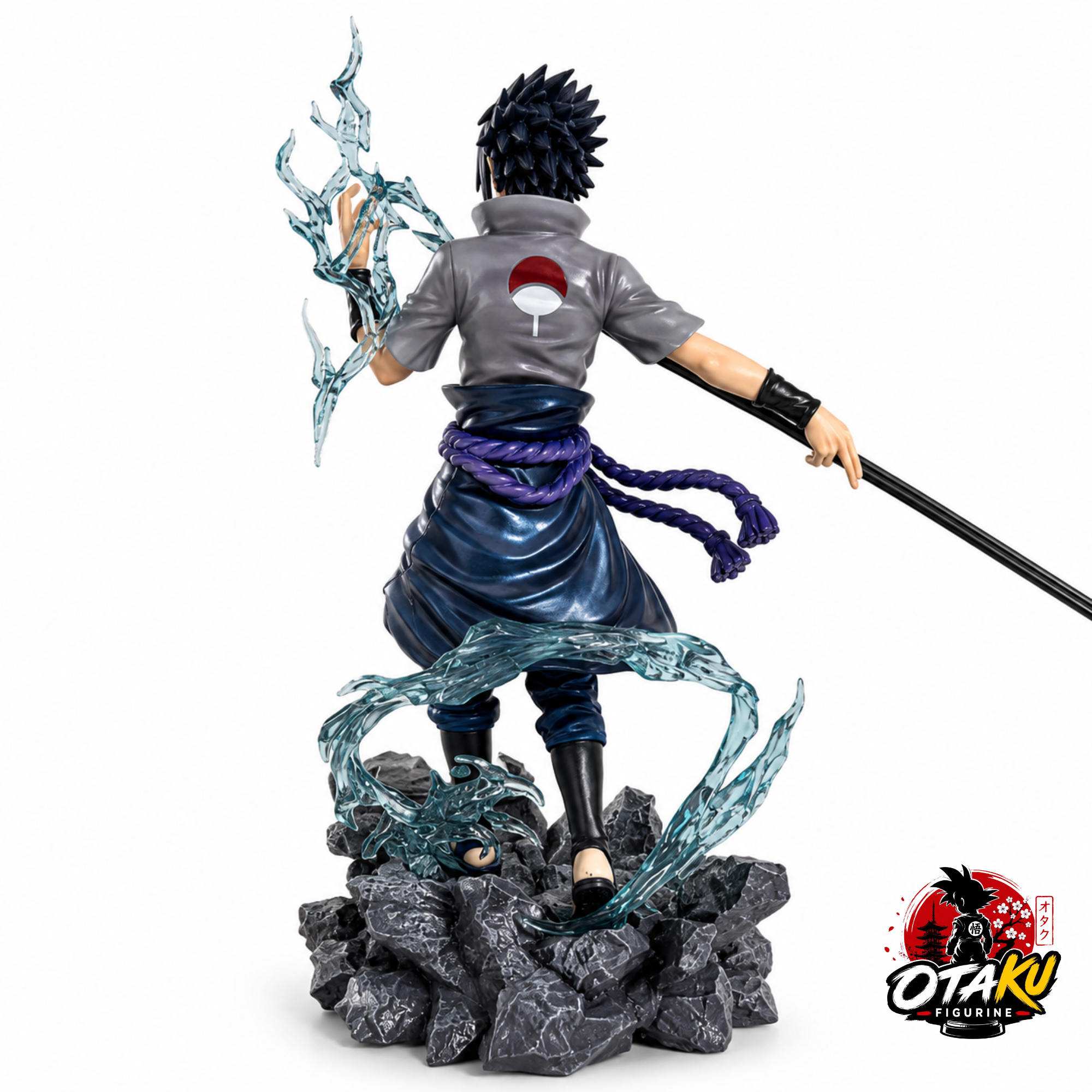 Figurine Naruto Shippuden – Sasuke Uchiwa Rinnegan & Chidori Collector 23cm