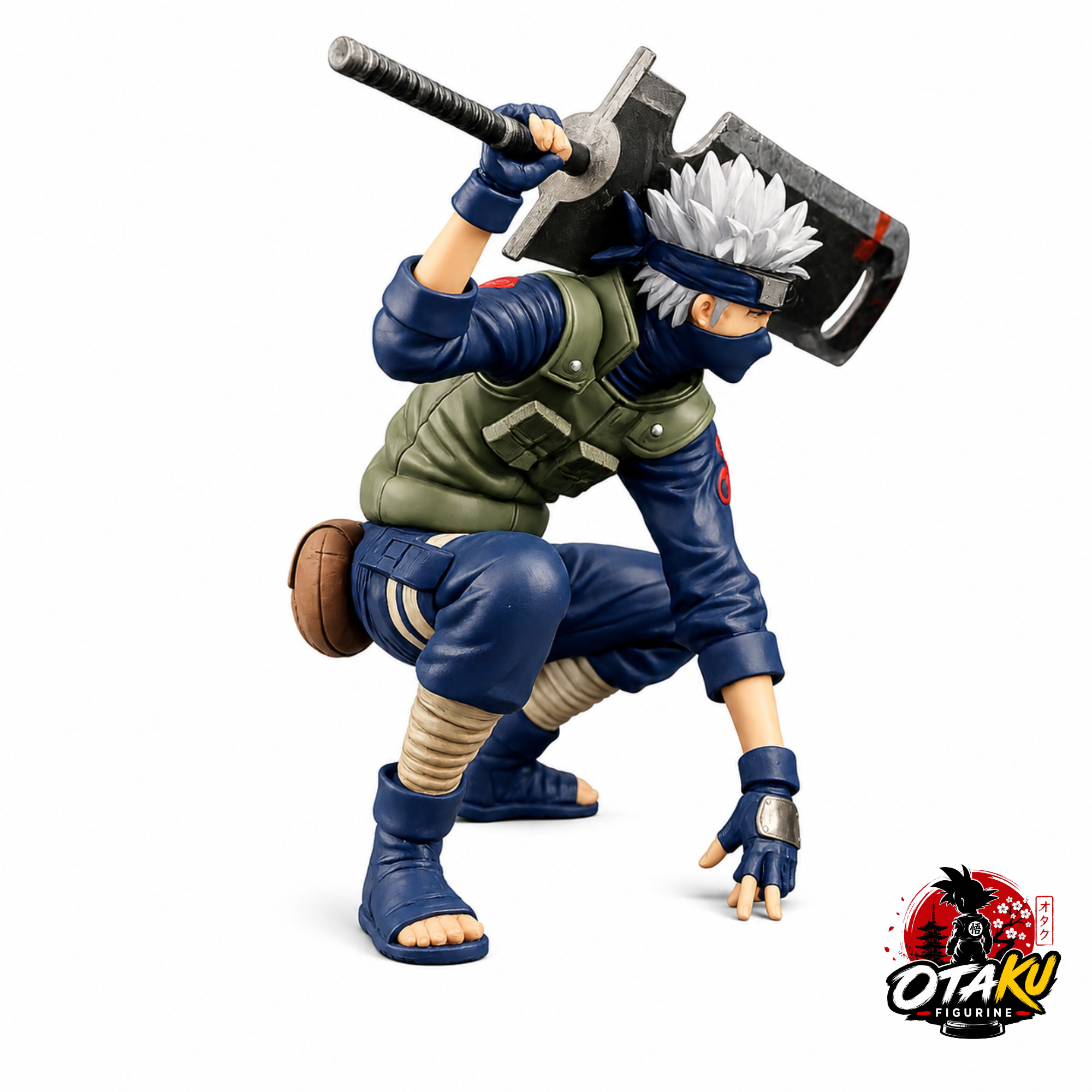 Figurine Naruto Shippuden – Kakashi Hatake Épée Kubikiribōchō Collector 12x25 cm