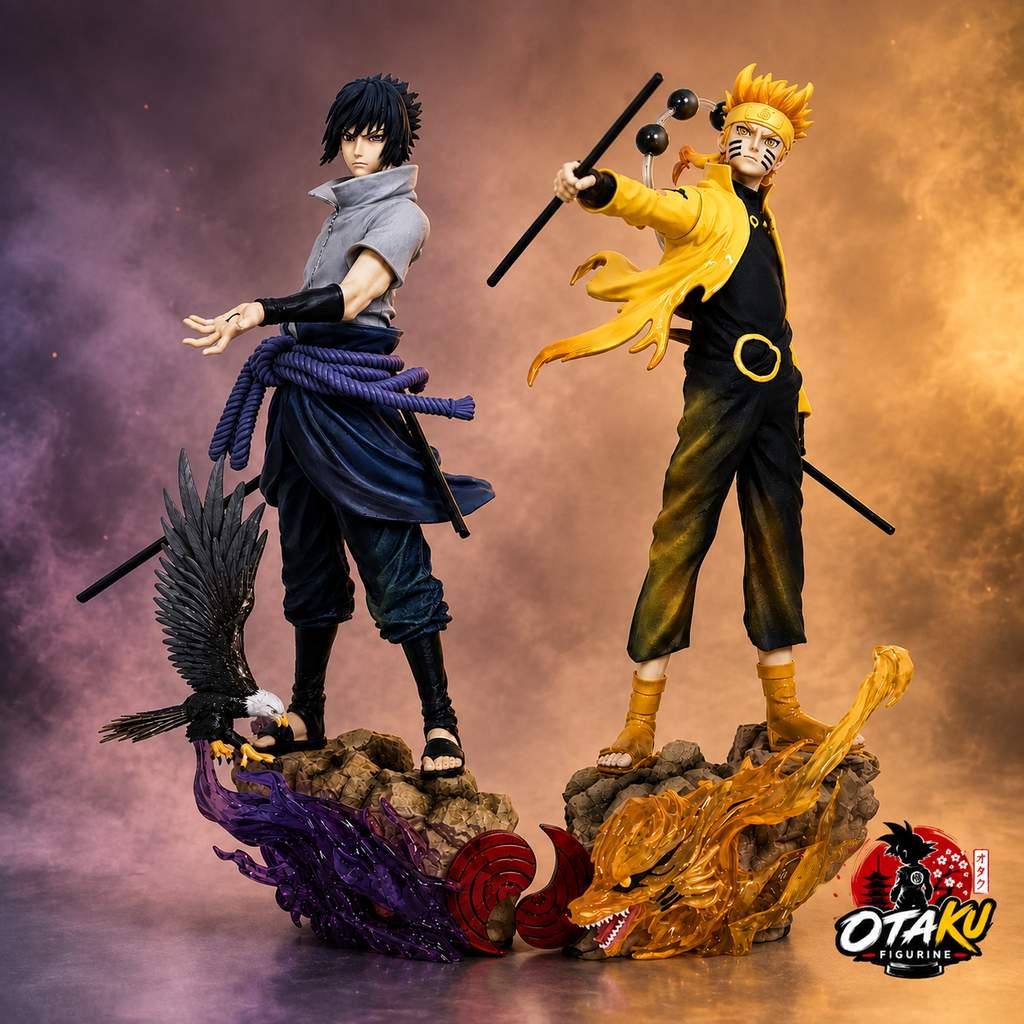 Figurine Naruto Mode Ermite des Six Chemins & Sasuke Rinnegan