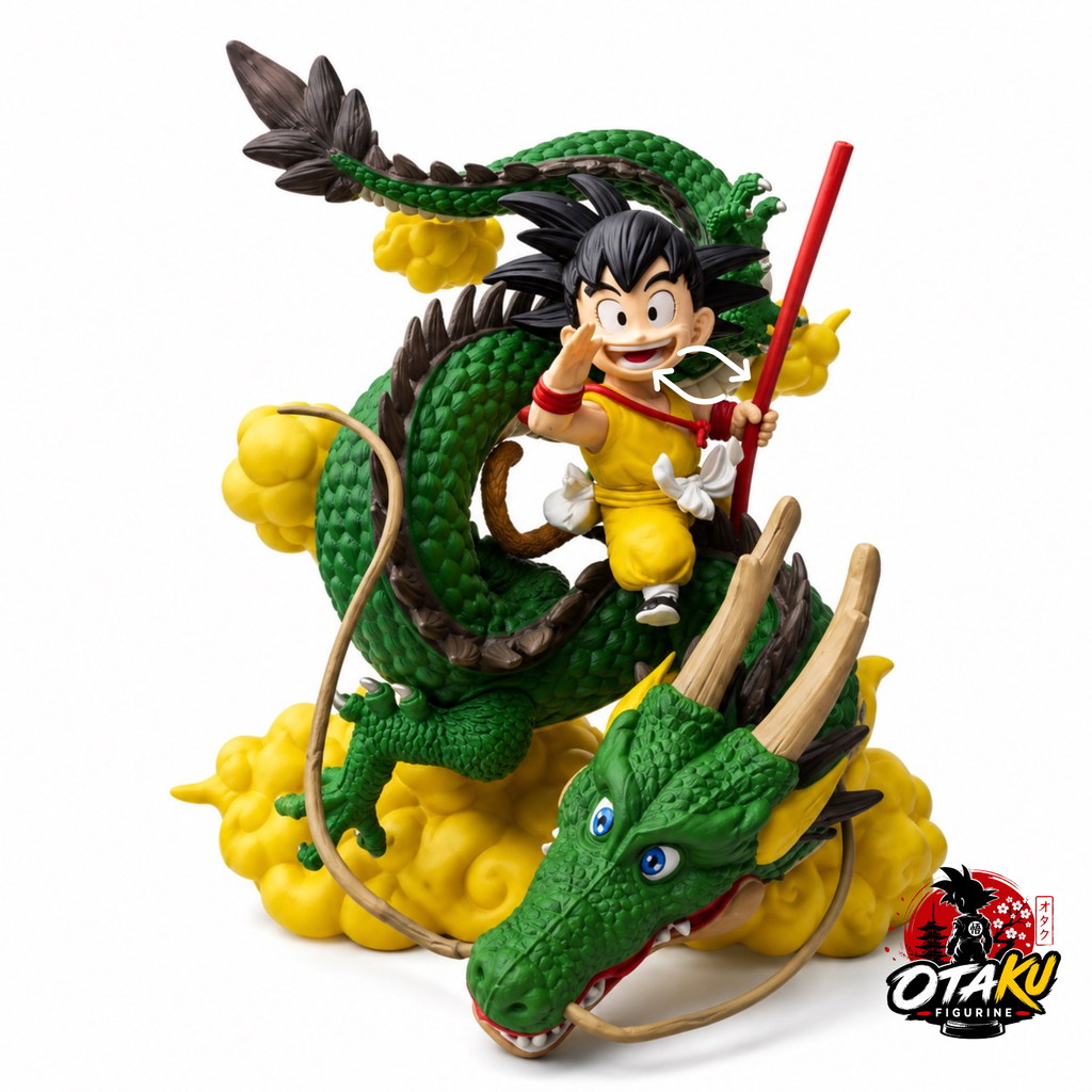 Figurine Dragon Ball Son Goku Enfant & Shenron – Statue Collector