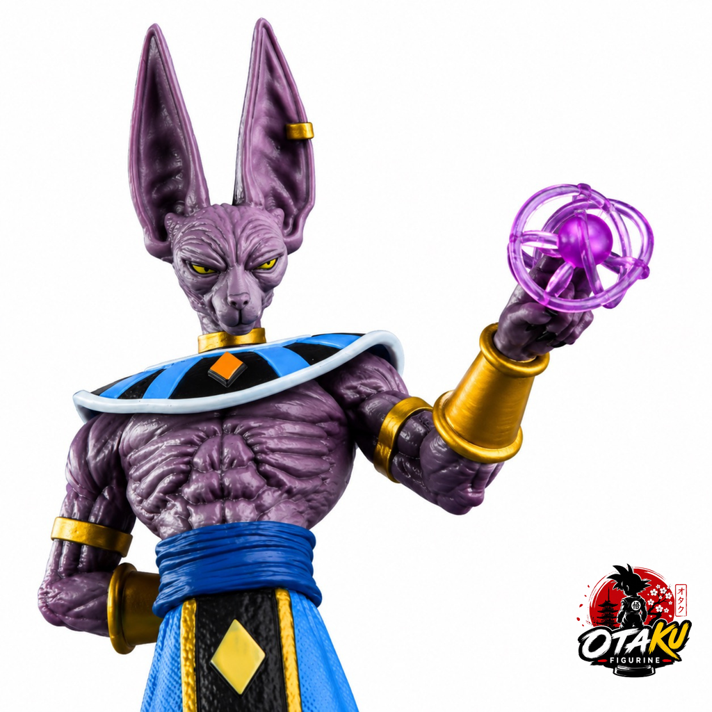 Figurine  Dragon Ball Super Beerus Dieu de la Destruction – Statue Collector de 30 cm
