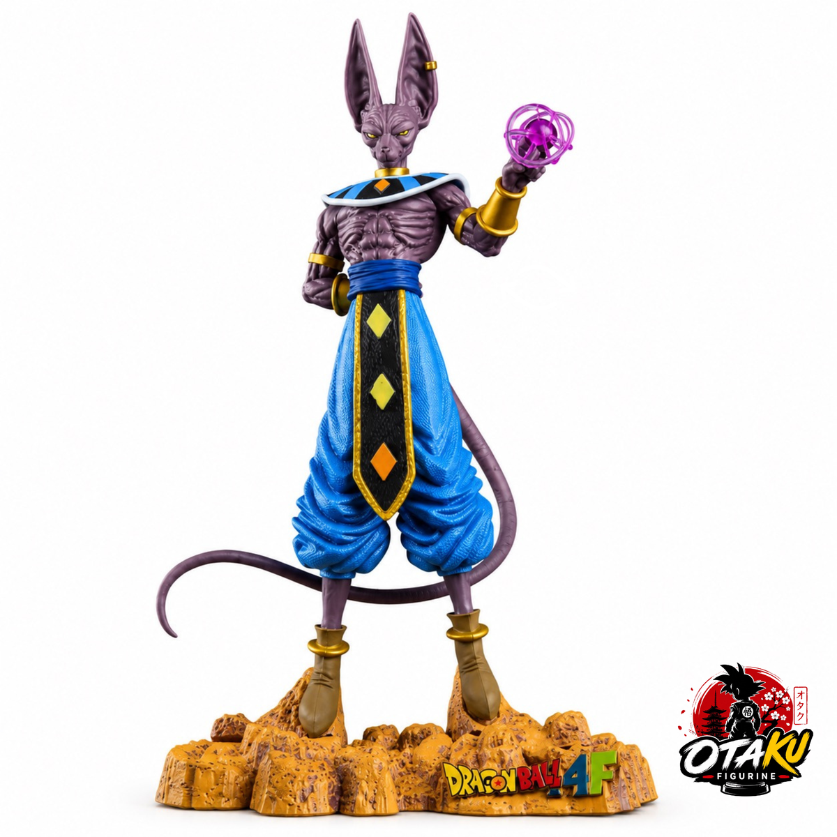 Figurine  Dragon Ball Super Beerus Dieu de la Destruction – Statue Collector de 30 cm