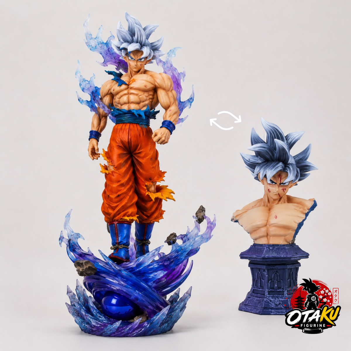 Figurine Dragon Ball Super Son Goku Ultra Instinct – Statue Collector 42 cm