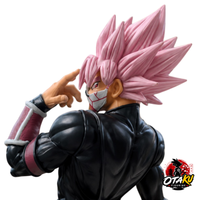 Figurine Dragon Ball Super Black Goku Rose – Statue Collector 25 cm