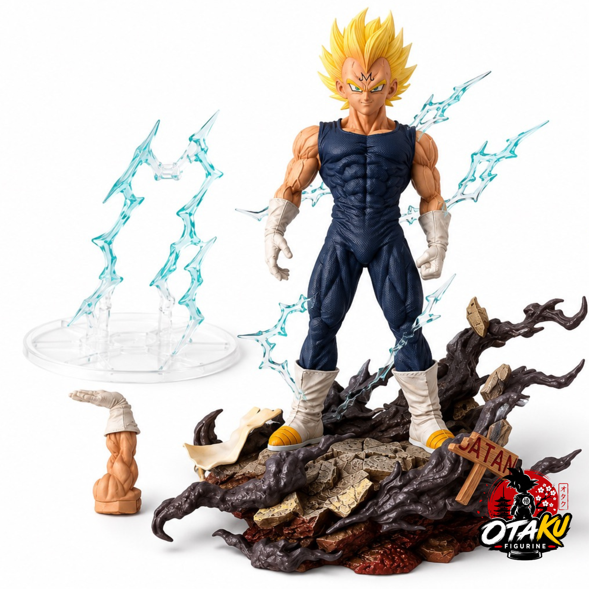 Figurine Dragon Ball Z Majin Vegeta – Statue Collector Interchangeable 32 cm