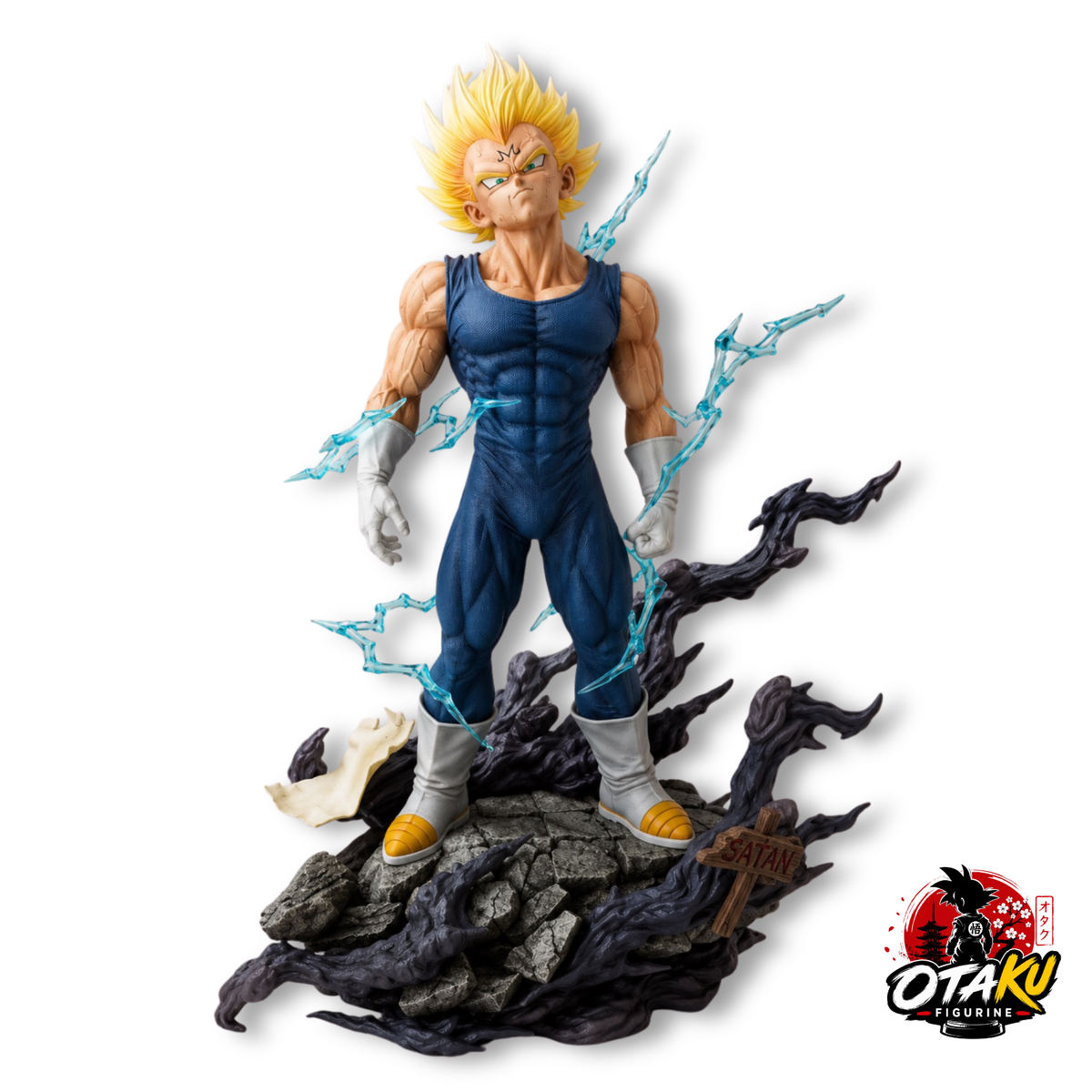 Figurine Dragon Ball Z Majin Vegeta – Statue Collector Interchangeable 32 cm