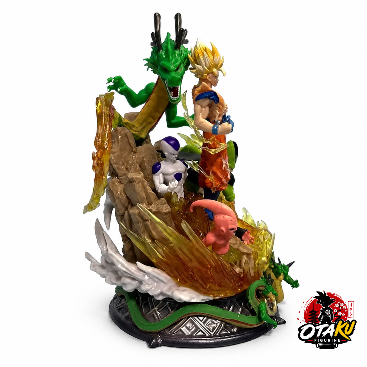 Figurine Dragon Ball Z Son Goku Super Saiyan & Shenron – Battle Legends Collector