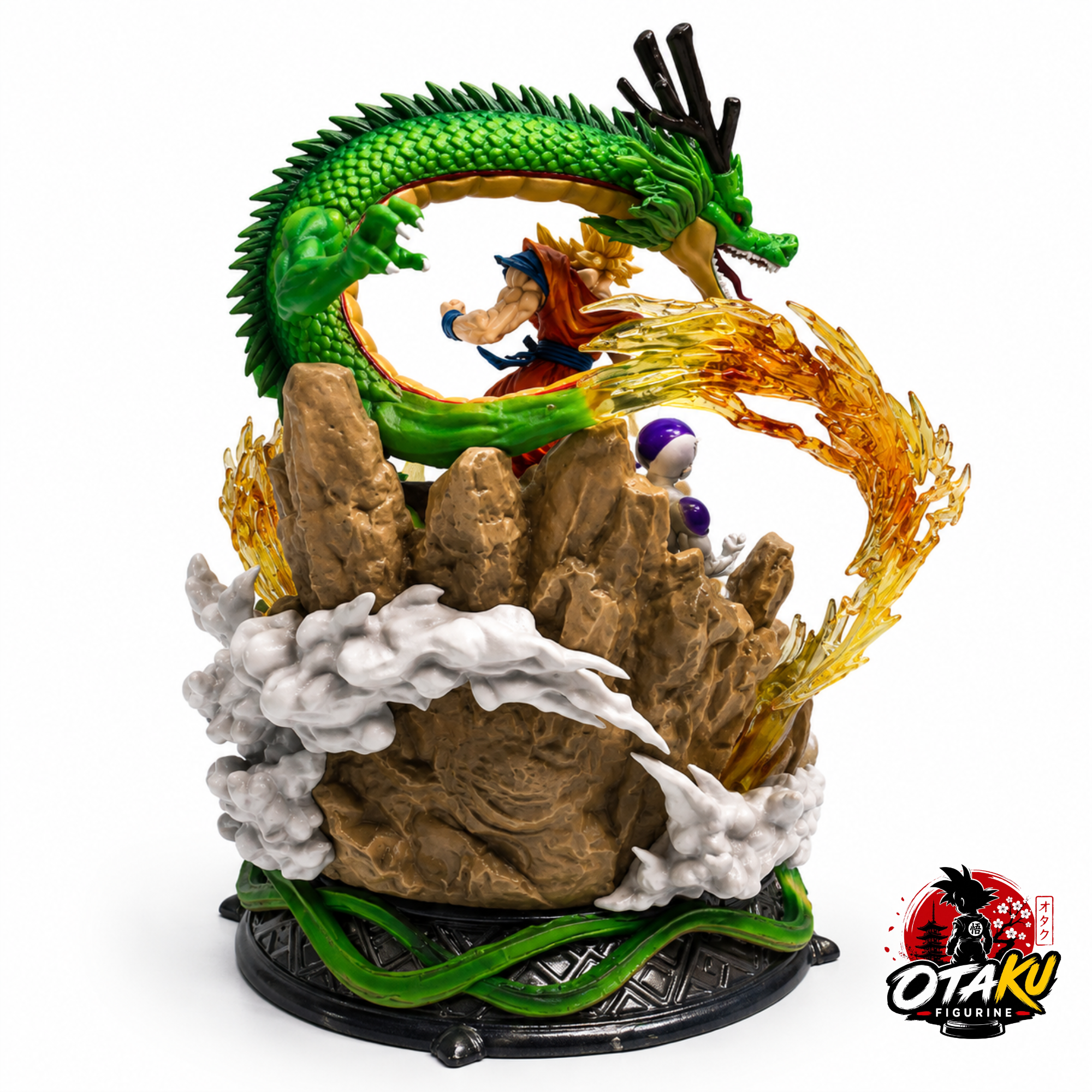 Figurine Dragon Ball Z Son Goku Super Saiyan & Shenron – Battle Legends Collector
