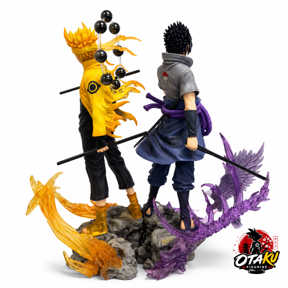 Figurine Naruto Mode Ermite des Six Chemins & Sasuke Rinnegan
