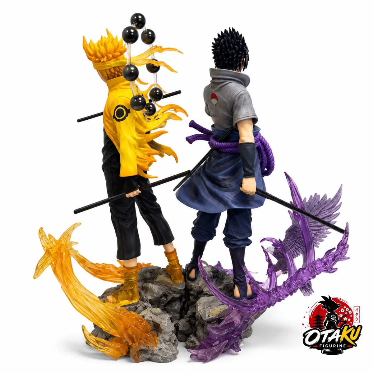 Figurine Naruto Mode Ermite des Six Chemins & Sasuke Rinnegan