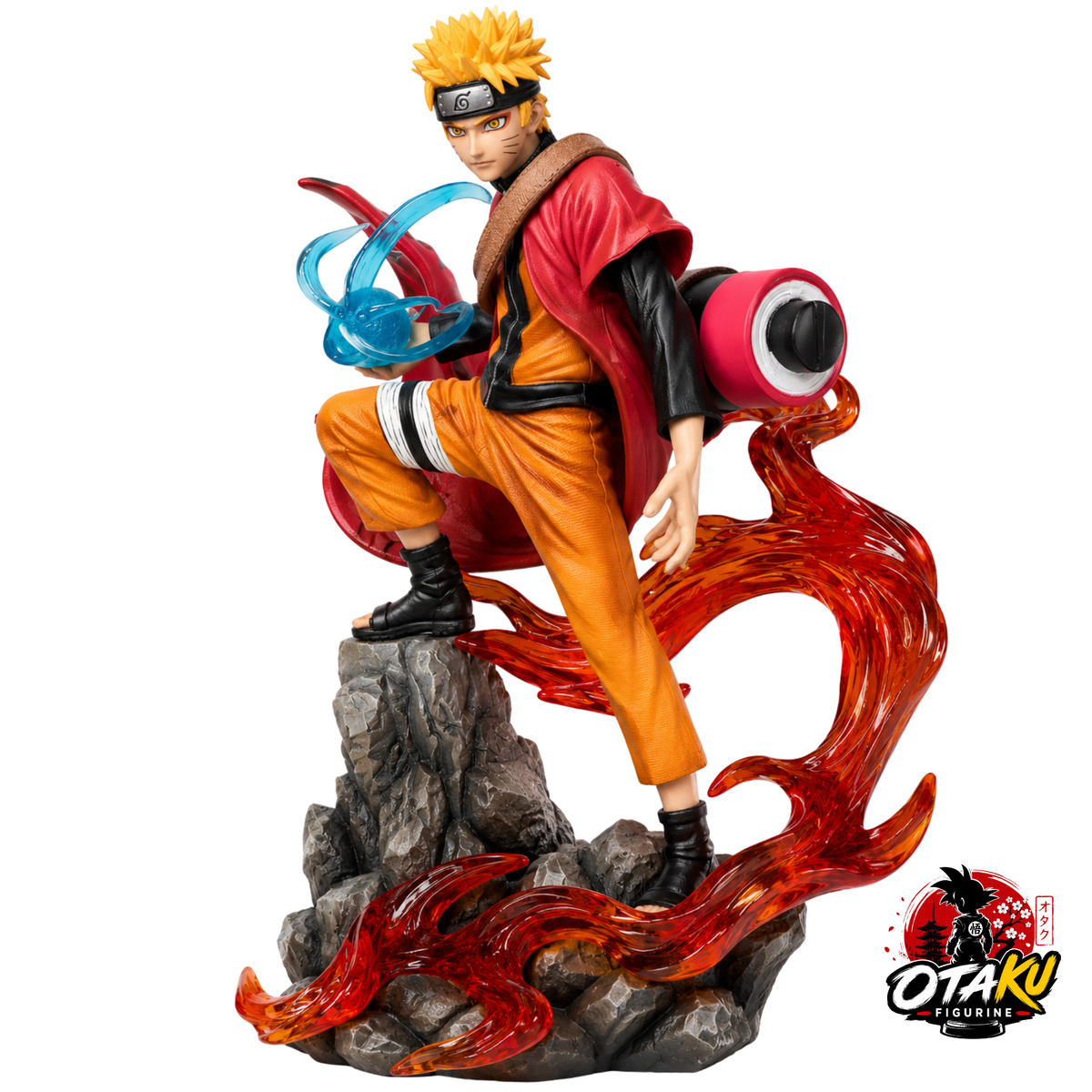 Figurine Naruto Shippuden – Naruto Uzumaki Mode Ermite Rasengan Collector 23 cm