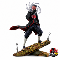 Figurine Naruto Shippuden – Obito Uchiha (Tobi) avec Masque interchangeable 26cm