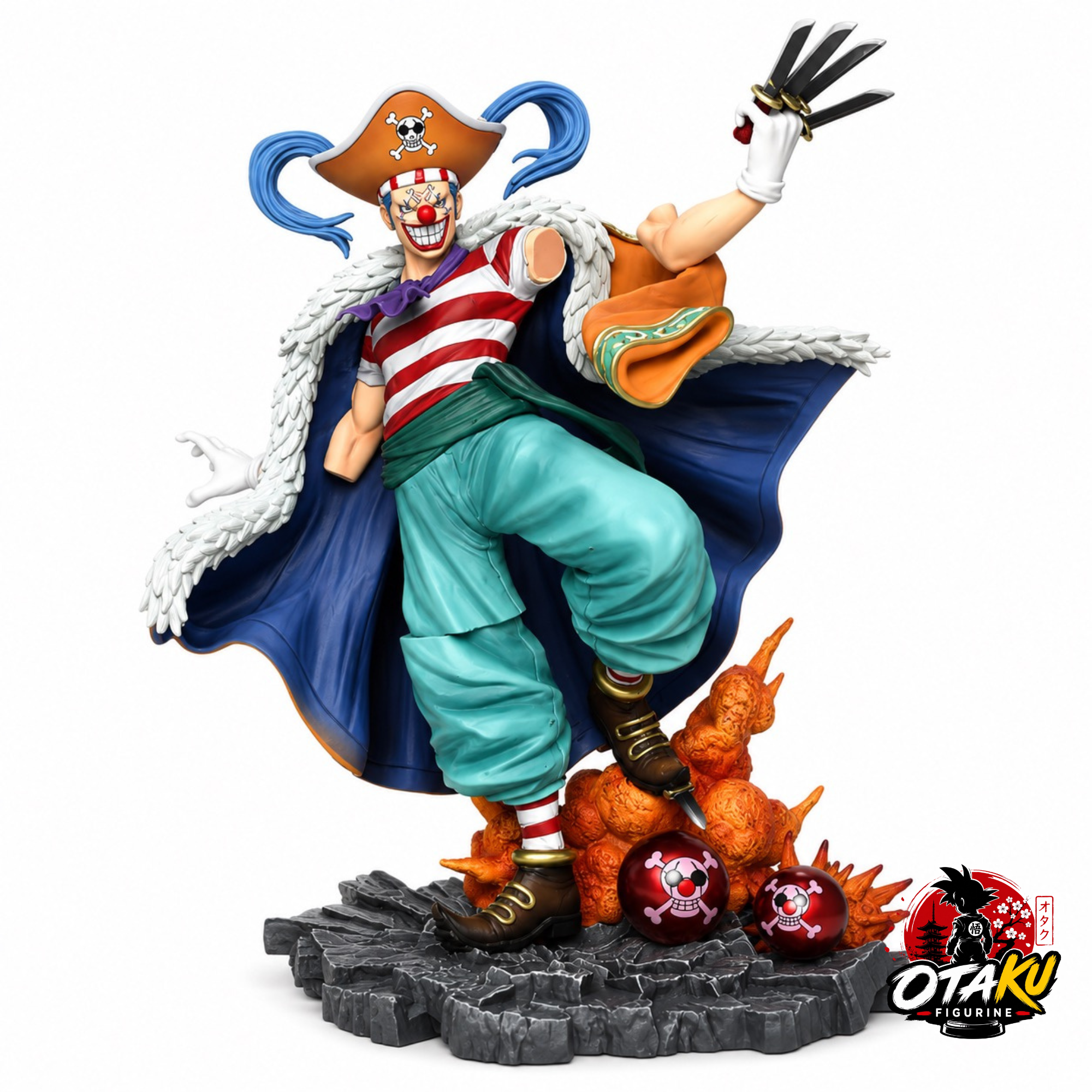 Figurine One Piece Baggy le Clown – Statue Premium