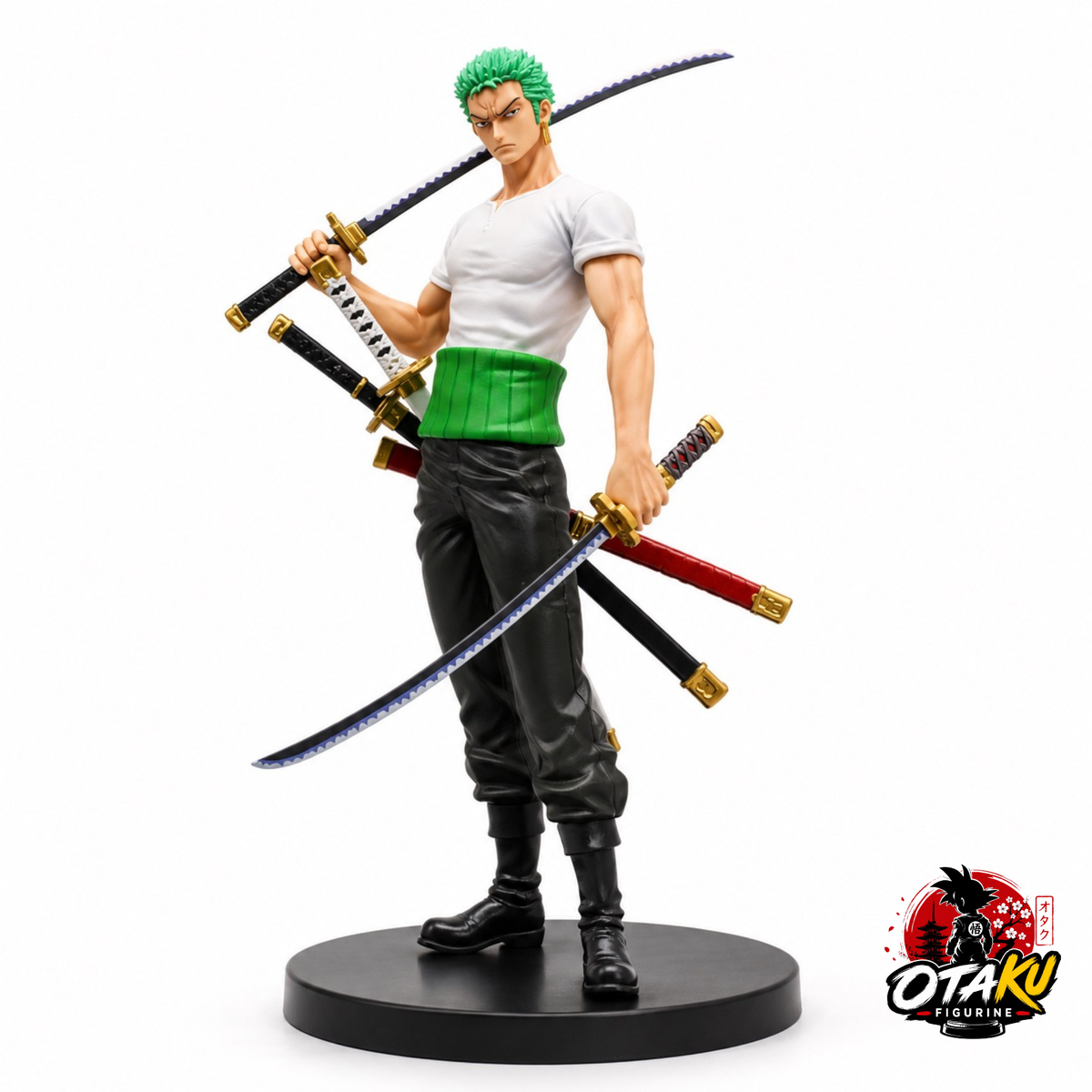 Figurine One Piece Roronoa Zoro – East Blue Edition Collector Interchangeable de 25 cm