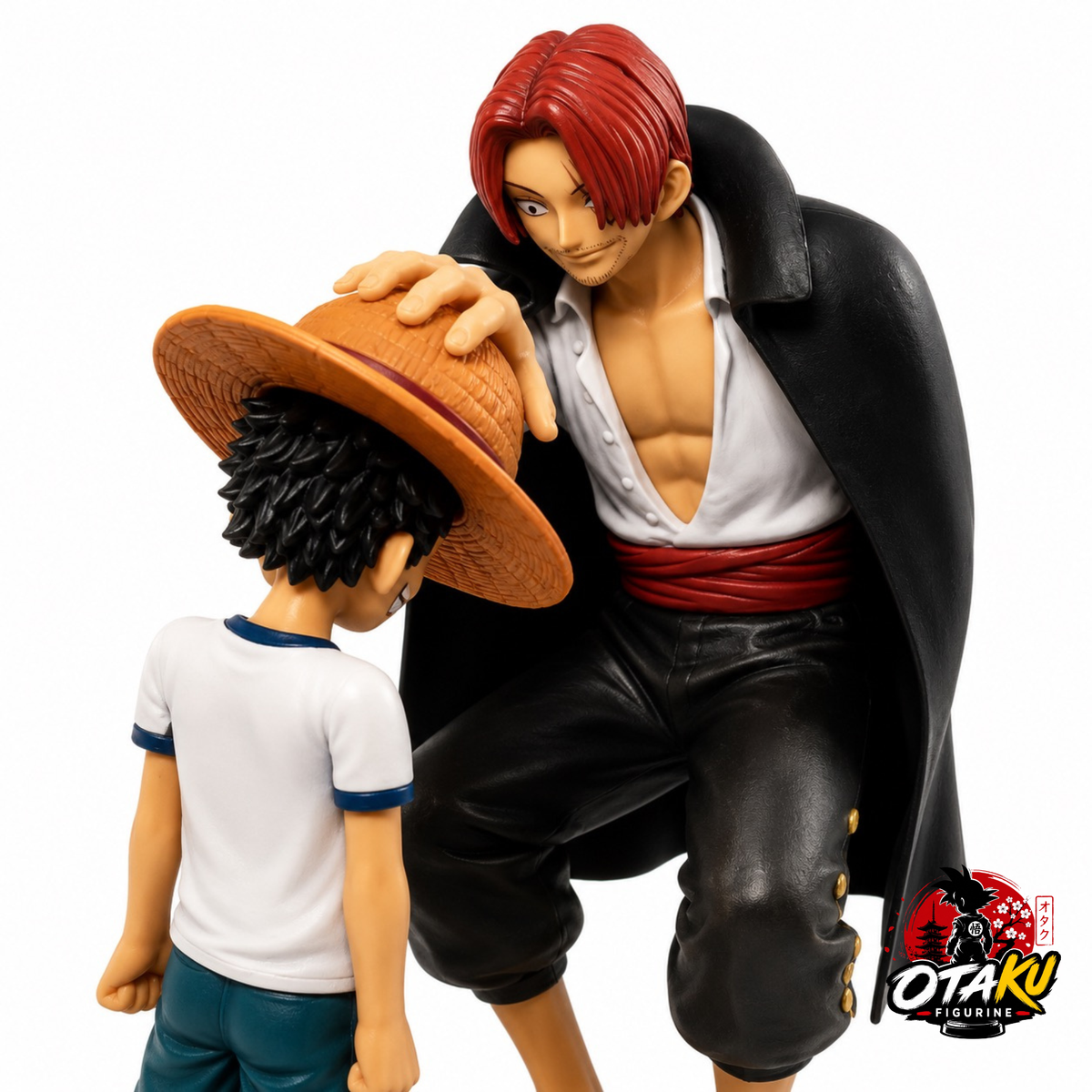 Figurine One Piece Shanks & Luffy Enfant - 18 cm