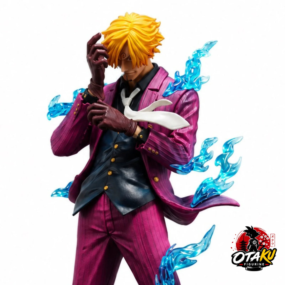Figurine One Piece™ Sanji Jambe à la Diable Bleu
