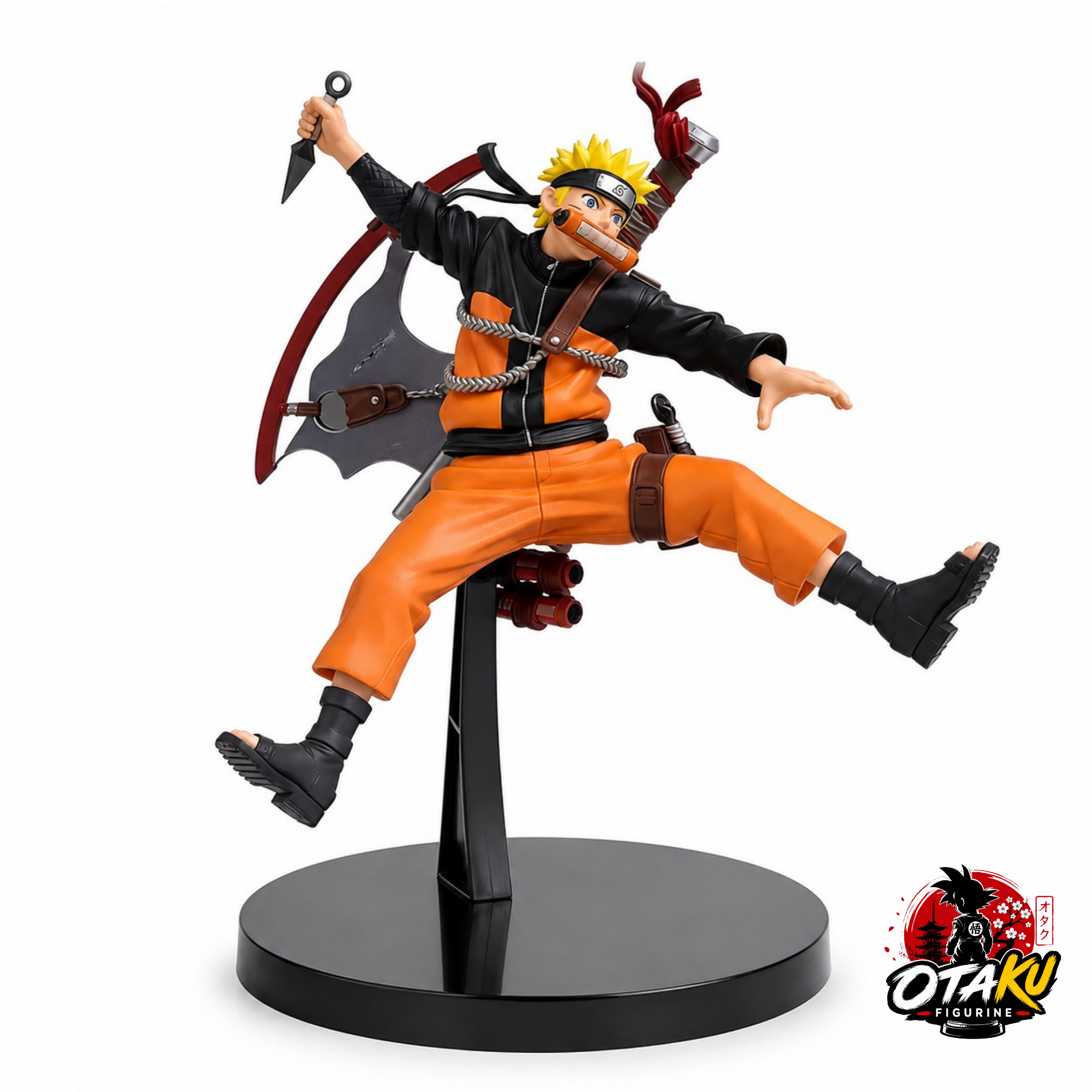 Figurine Naruto Shippuden Naruto Uzumaki - 17 cm Édition Grande Hache