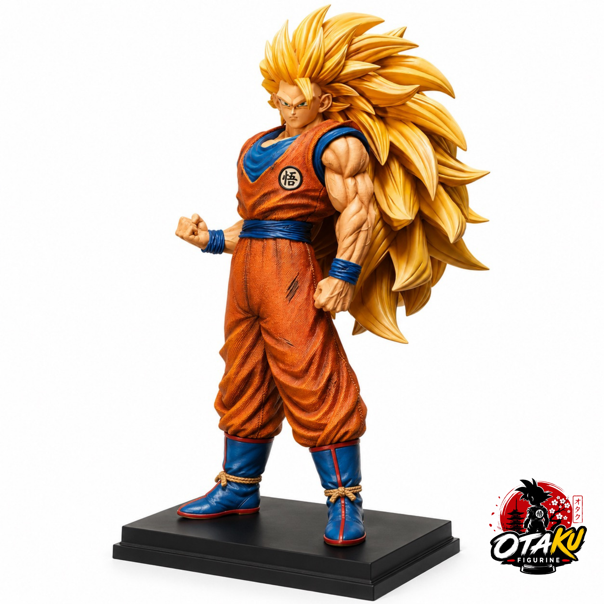 Figurine Collector Dragon Ball Z Son Goku Super Saiyan 3 - 54 cm Édition Collector
