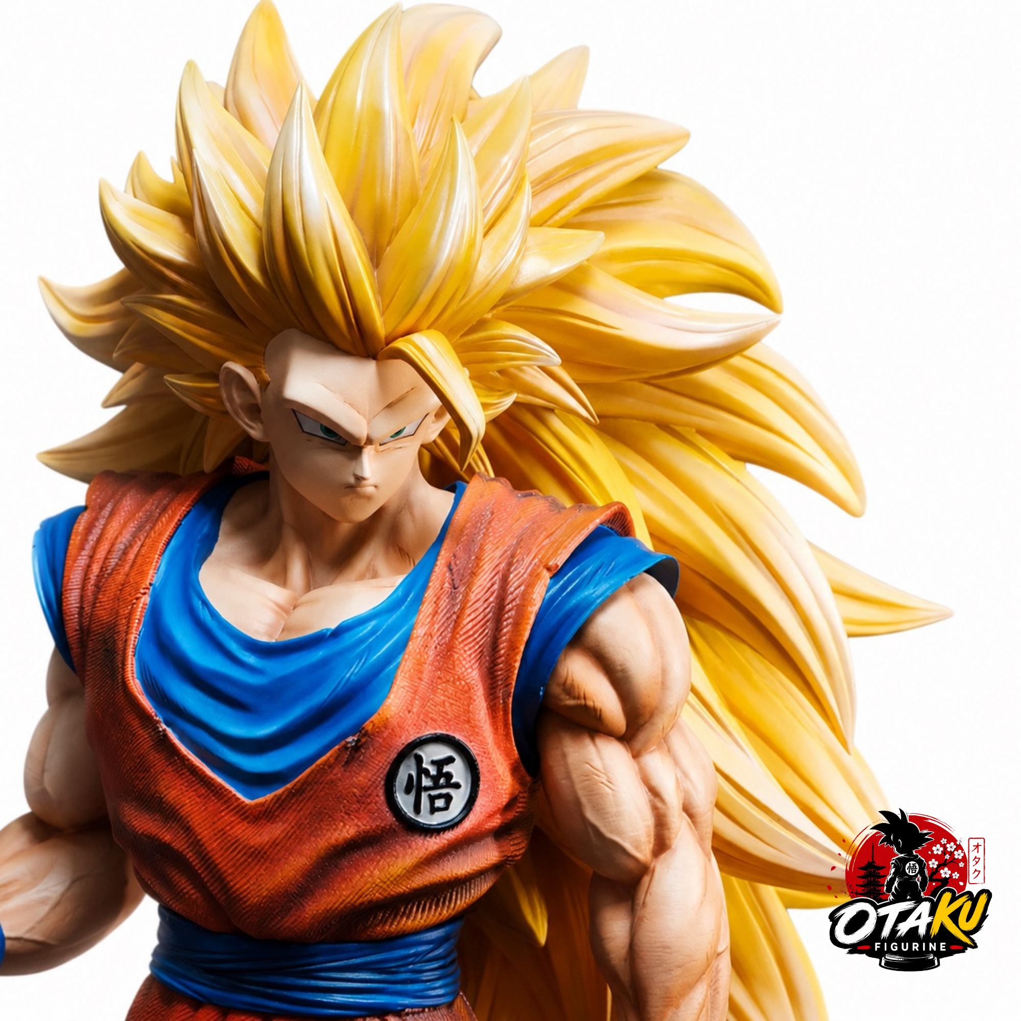 Figurine Collector Dragon Ball Z Son Goku Super Saiyan 3 - 54 cm Édition Collector