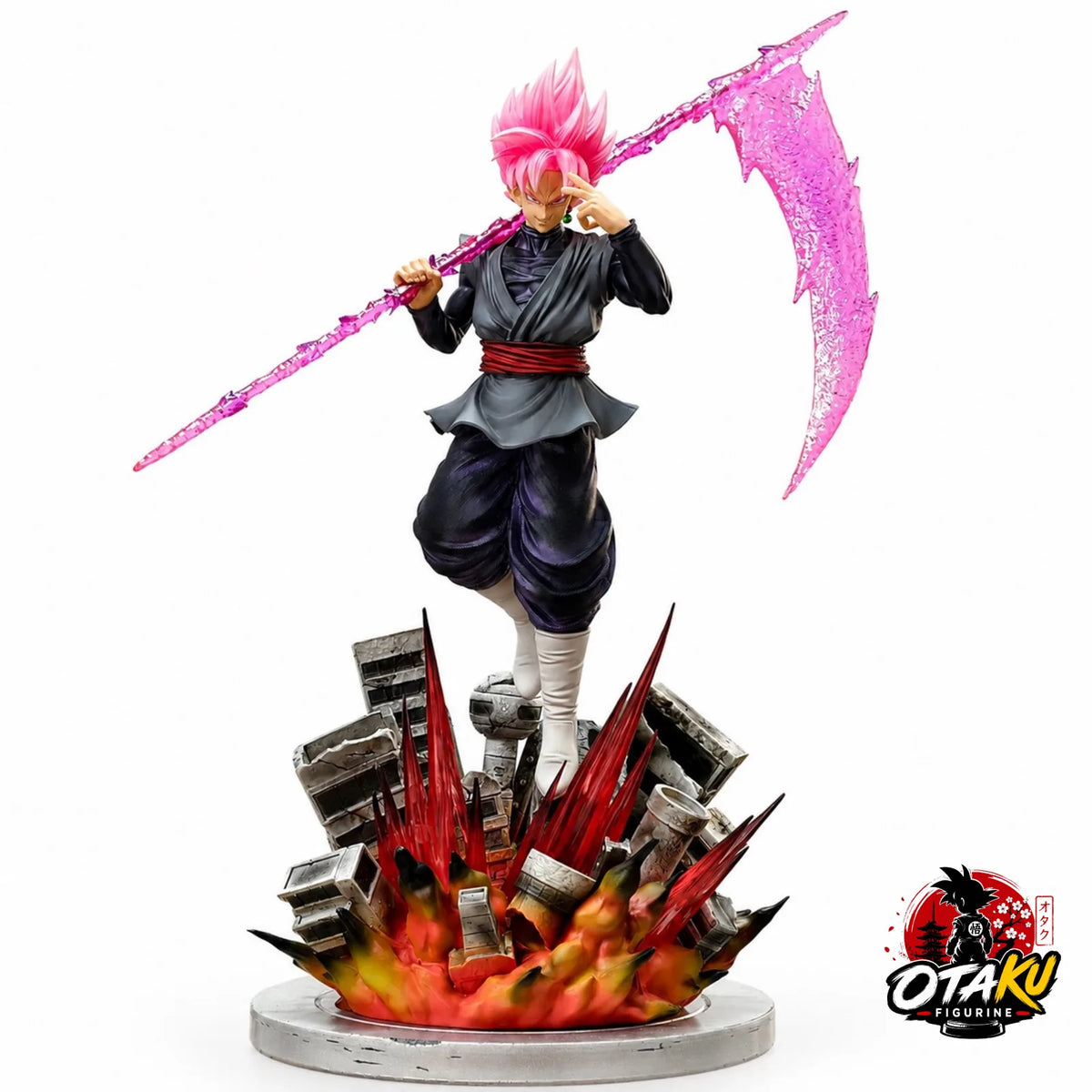 Figurine Goku Black Rosé Socle lumineux - Dragon Ball Z™