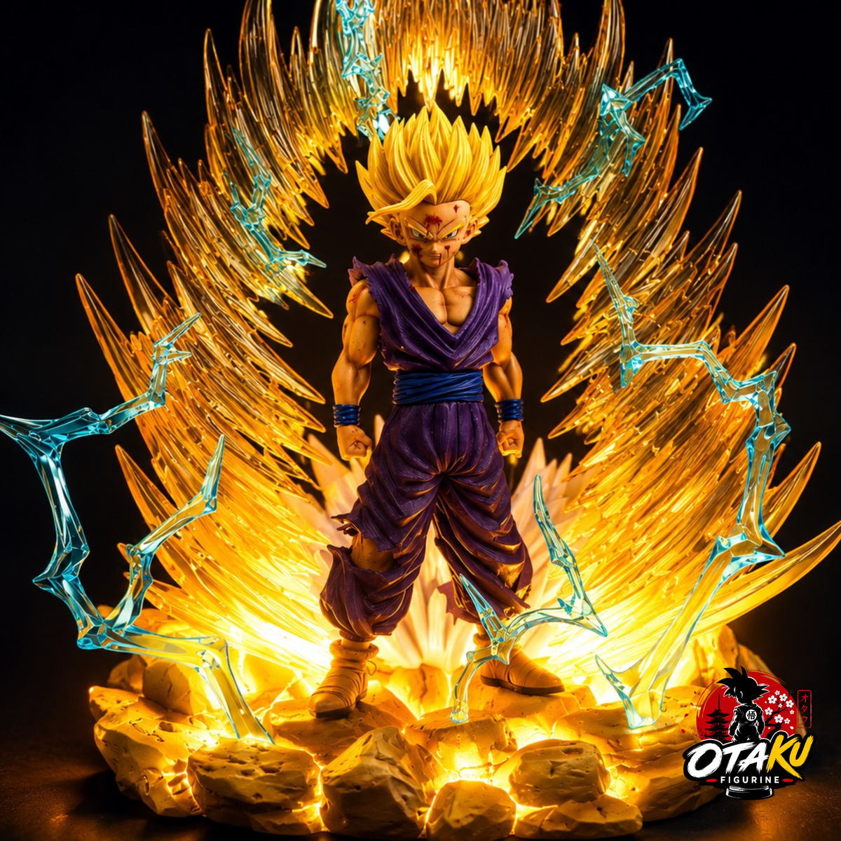 Figurine Dragon Ball Z Son Gohan SSJ2 – Éveil de la Puissance Collector