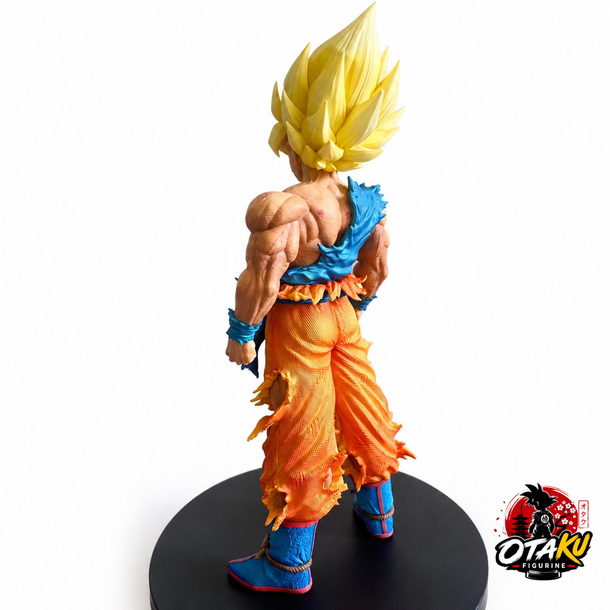Figurine Dragon Ball Z Son Goku Super Saiyan 28 cm - Tenue de Combat Déchirée Édition Collector