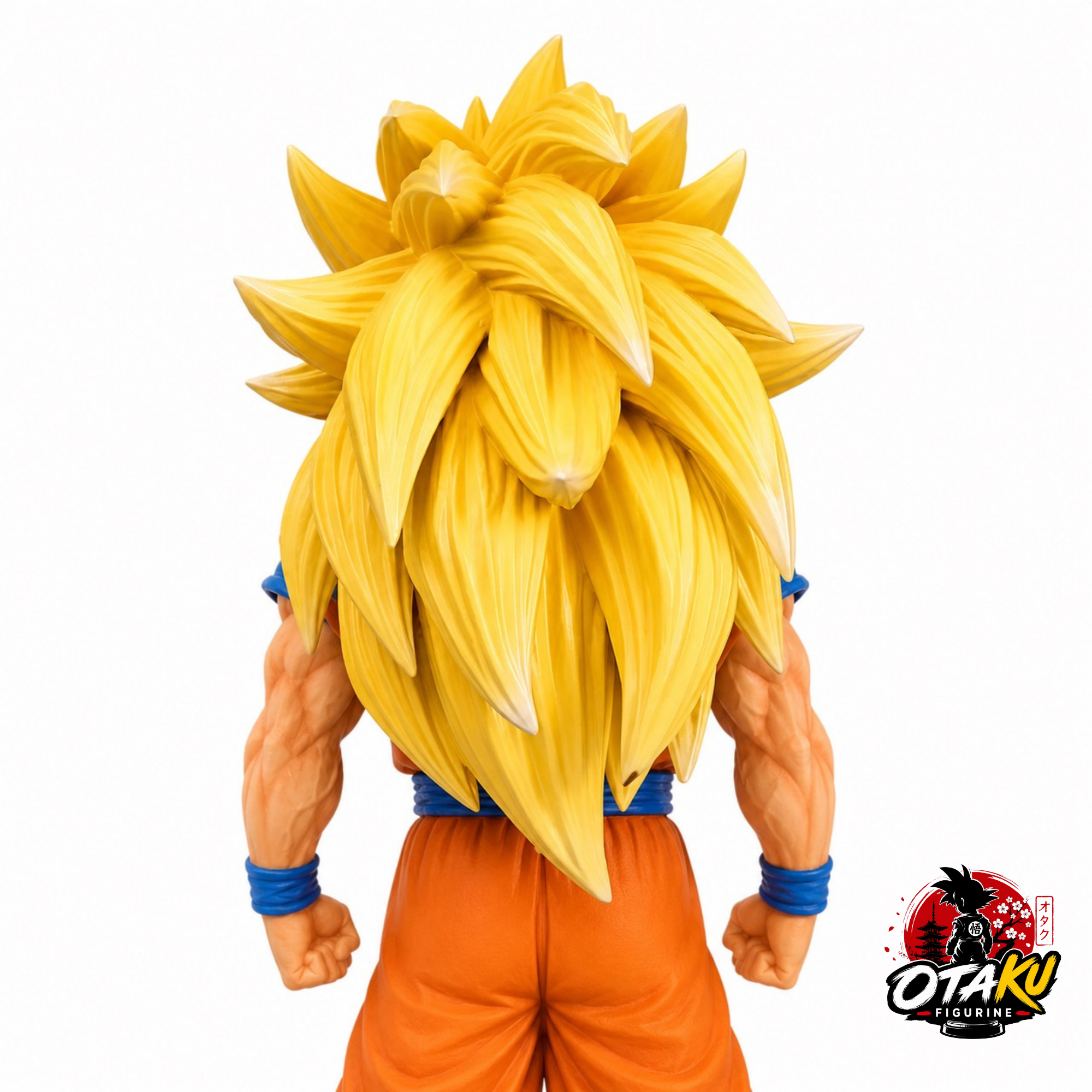 Figurine Dragon Ball Z Son Goku Super Saiyan 3 - 34 cm Édition Premium