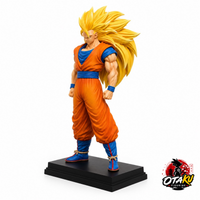 Figurine Dragon Ball Z Son Goku Super Saiyan 3 - 34 cm Édition Premium