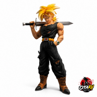 Figurine Dragon Ball Z Trunks - 32,5 cm Tête Interchangeable Édition Premium