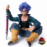 Figurine Dragon Ball Z Trunks du Futur - 10 cm Pose Assise avec Épée