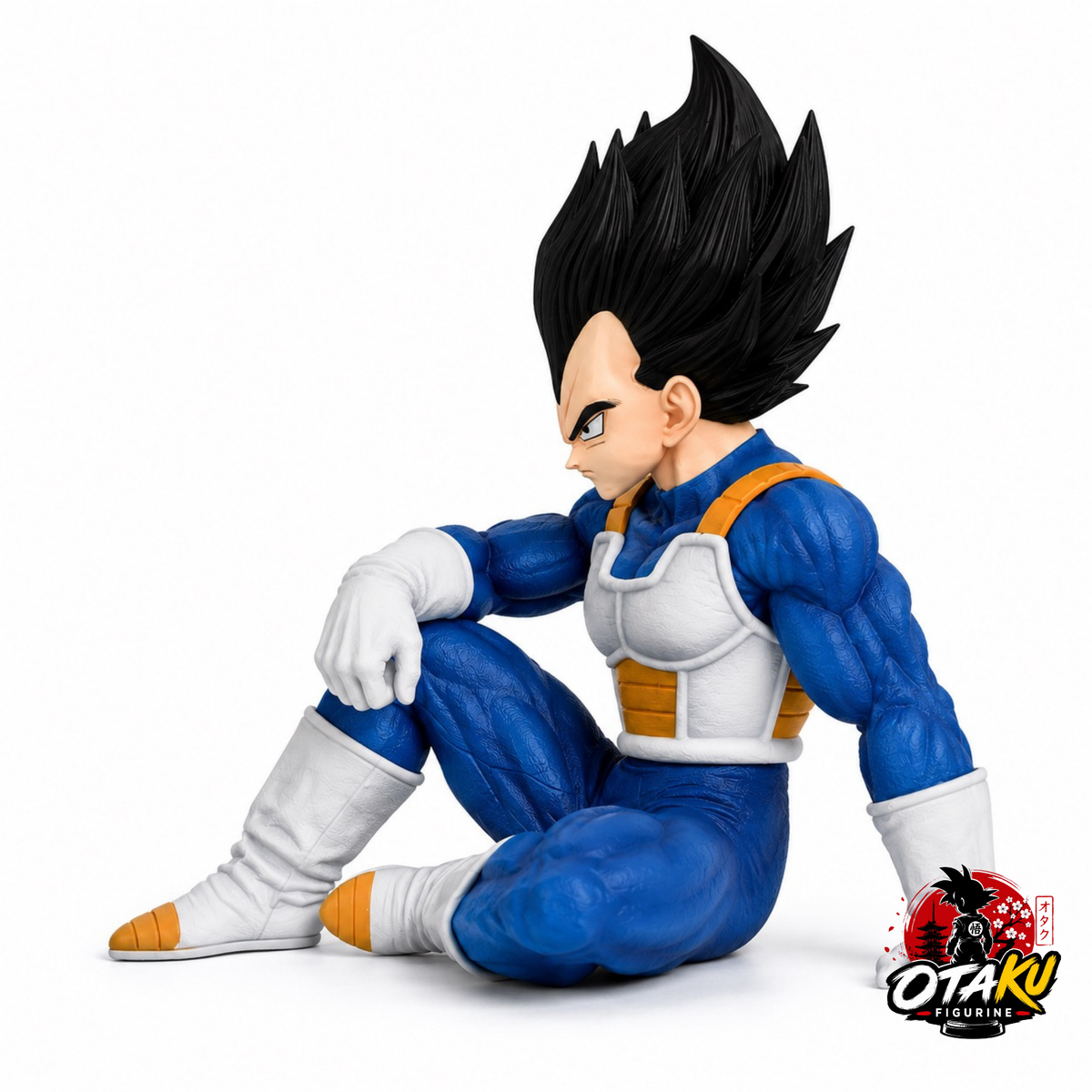 Figurine Dragon Ball Z Vegeta - 14 cm Pose Assise