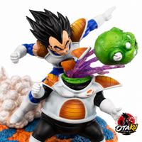 Figurine Dragon Ball Z Vegeta - 28 cm Attaque contre Guldo Édition Premium