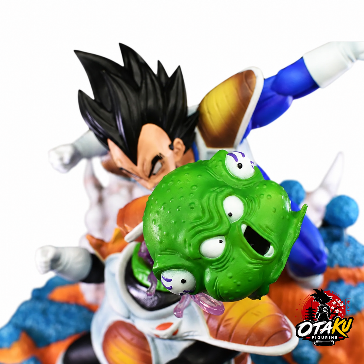 Figurine Dragon Ball Z Vegeta - 28 cm Attaque contre Guldo Édition Premium