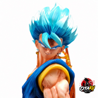 Figurine Dragon Ball Z Vegeto - 40 cm avec 3 Têtes Interchangeables - Édition Premium