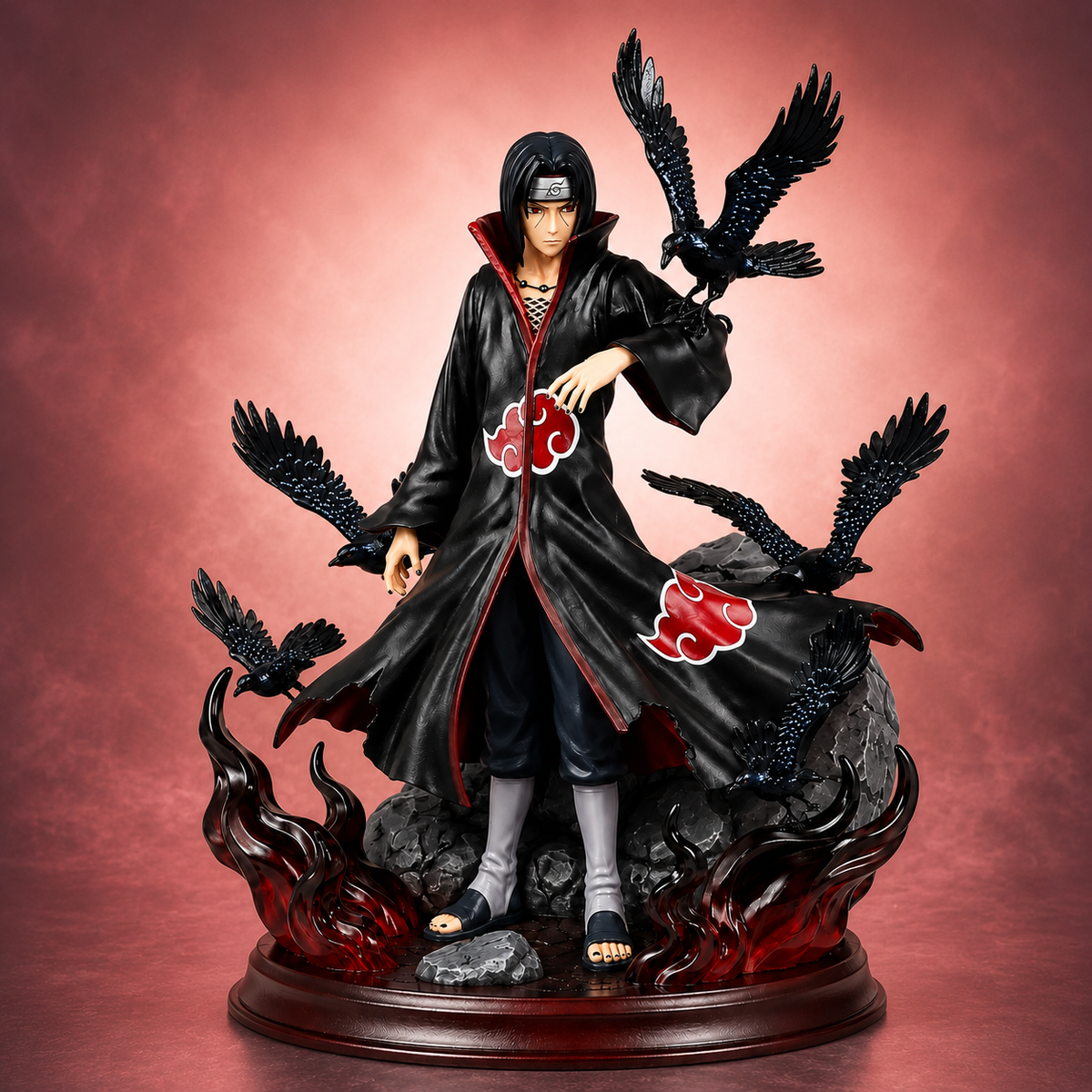 Figurine Itachi Uchiwa Genjutsu des Corbeaux - Naruto™