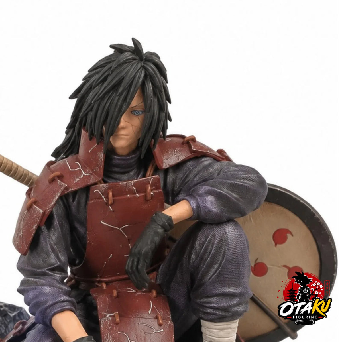 Figurine Madara Uchiwa avec le Gunbai de Guerre - Naruto™