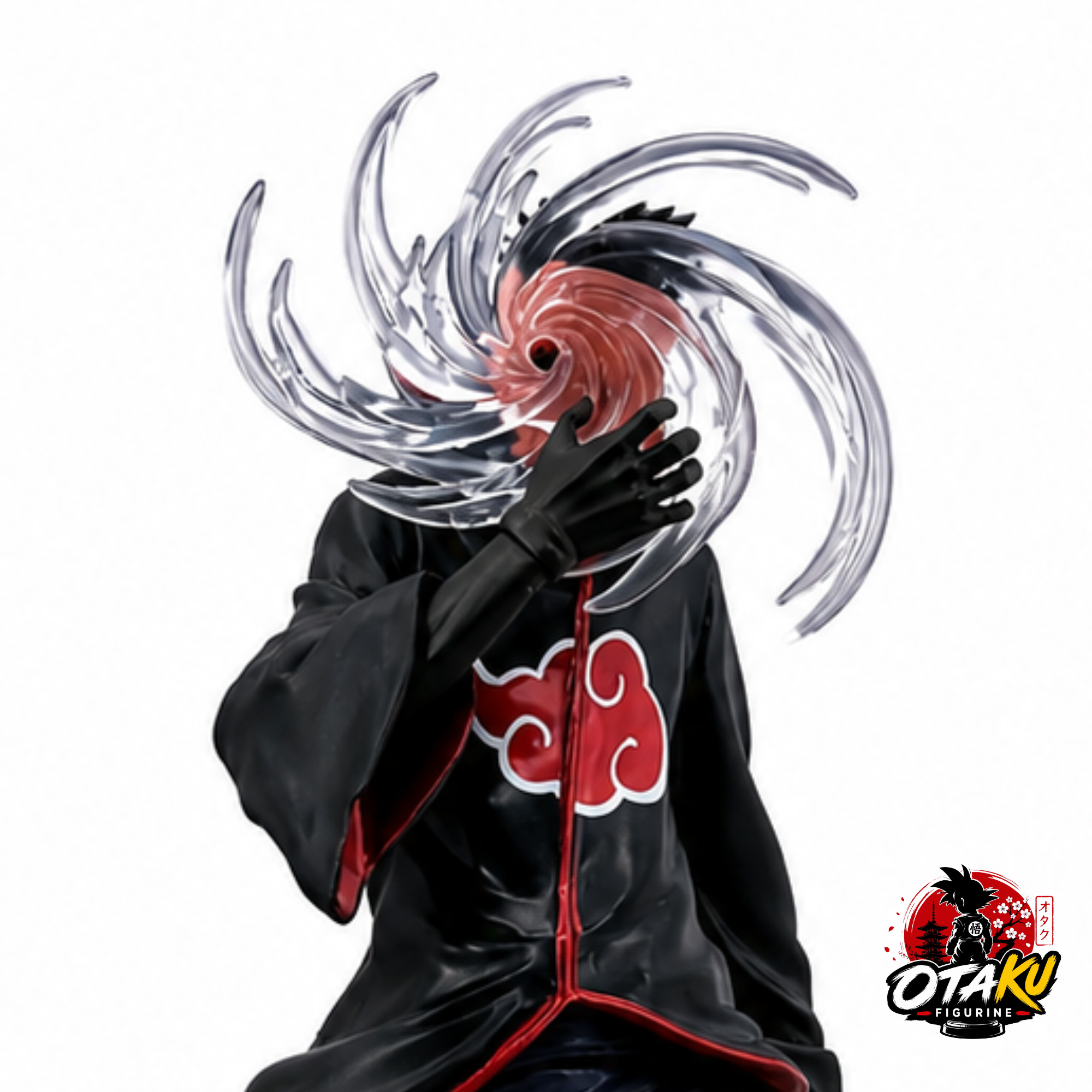 Figurine Naruto Shippuden – Obito Uchiha (Tobi) avec Masque interchangeable 26cm