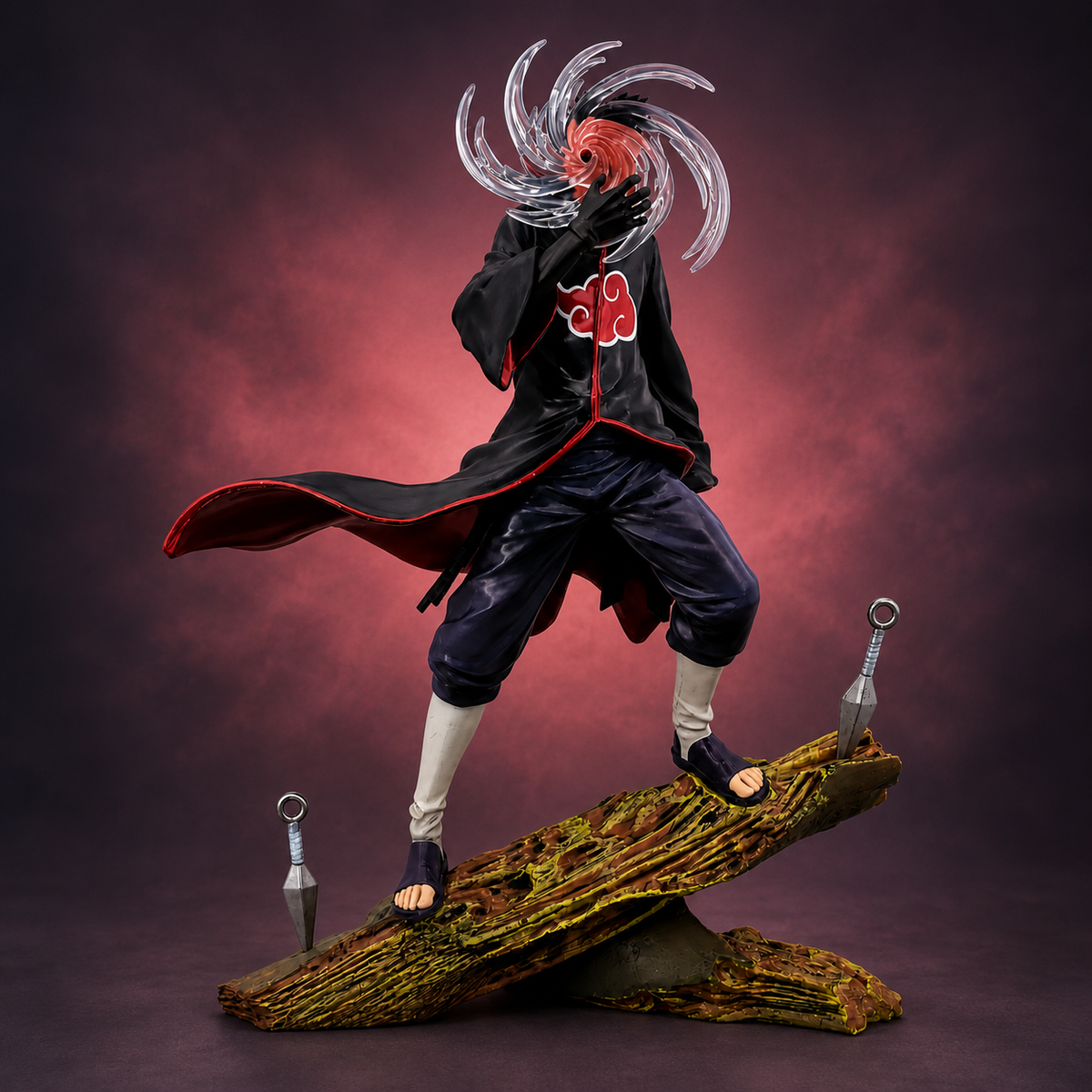 Figurine Obito Uchiha (Tobi) avec Masque interchangeable - Naruto™