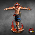 Figurine One Piece™ Ace Revêtement de Flammes