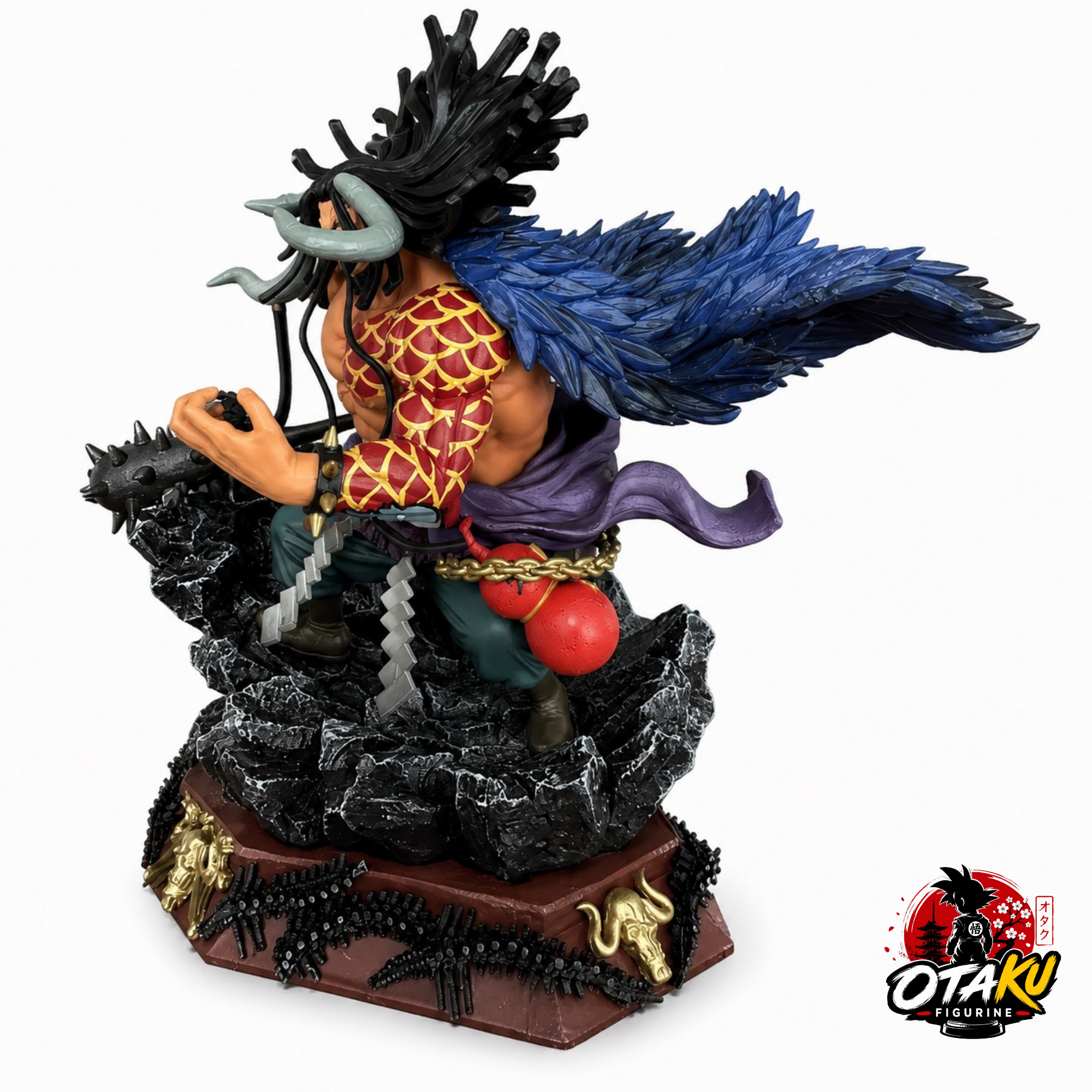 Figurine One Piece Kaido - 24 cm Massue Kanabo Édition Premium