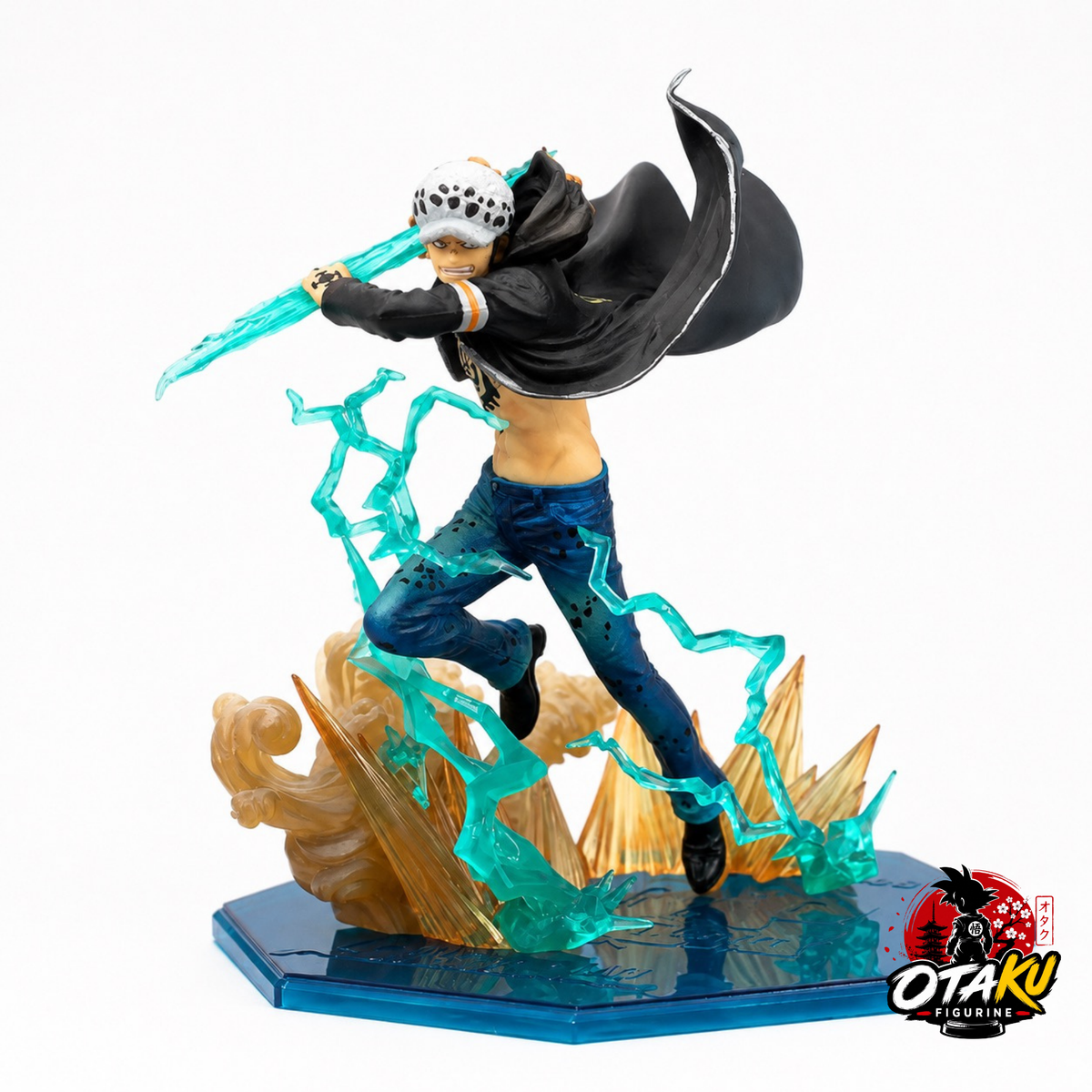Figurine One Piece Law - 17 cm Effets d'Énergie