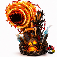Figurine One Piece Luffy - 22 cm Poing LED Lumineux Édition Premium