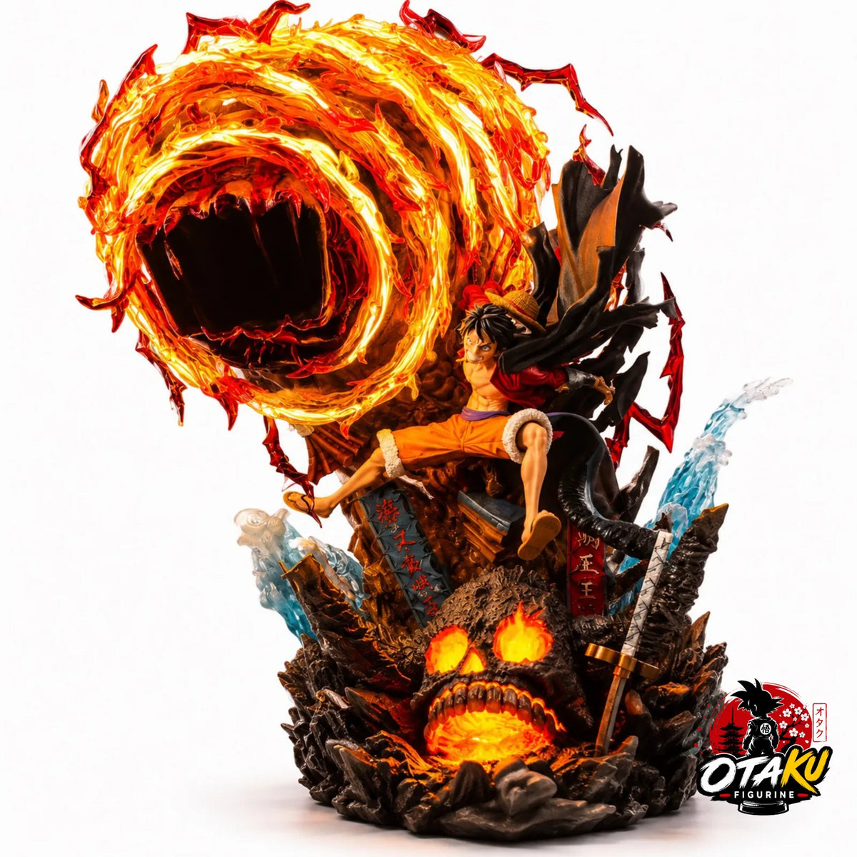 Figurine One Piece™ Luffy Red Roc contre Kaido