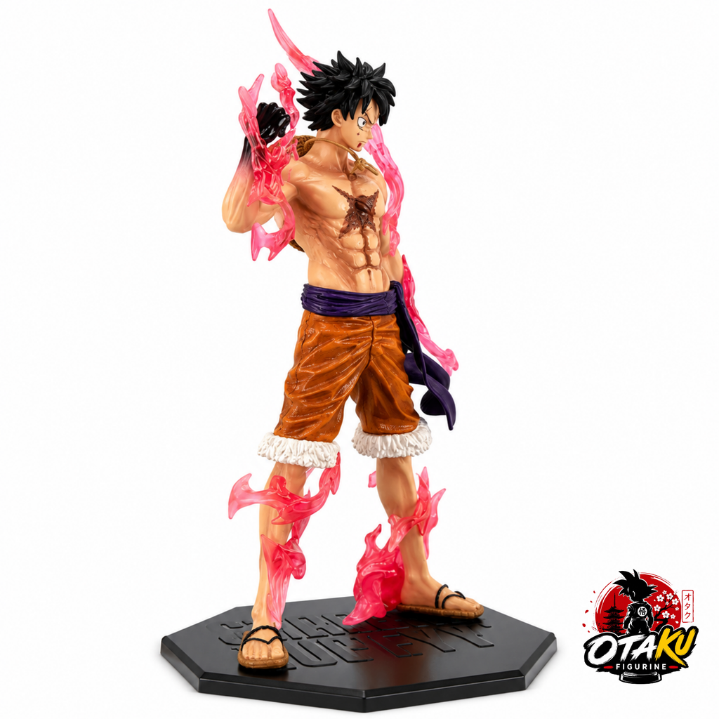 Figurine One Piece Luffy - 24 cm Effets Haki