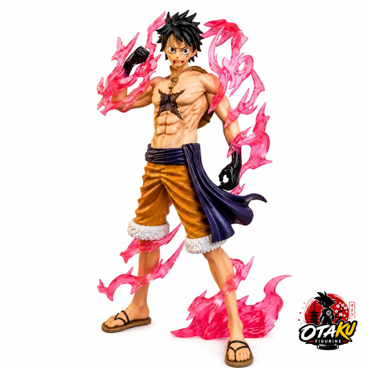 Figurine One Piece Luffy - 24 cm Effets Haki