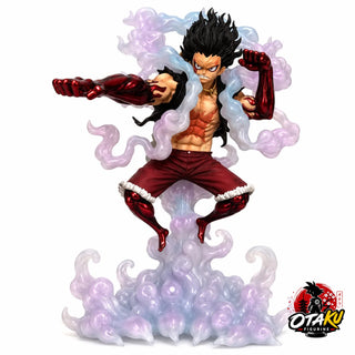 Figurine One Piece™ Luffy Snakeman : Face à Cracker