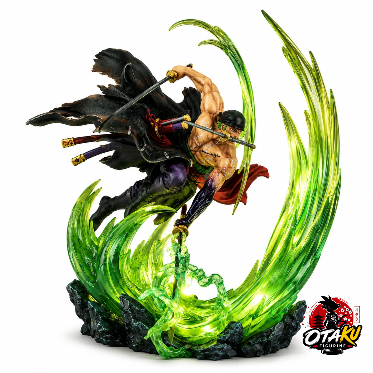 Figurine One Piece Roronoa Zoro – Edition Collector Avec Socle Lumineux